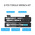 5 PCS 3/8 Inch Drive Click  Wrench Kit with Storage Case 5 to 60N.m Adjustable  Ratcheting  Wrench Spark Plug Set Quick Release for Auto Repair Mechanical Assembly