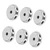 10Pcs Silver NdFeB Magnet Nickel Plating Neodymium Iron Boron Stainless Steel Countersunk Hole Pot Magnet