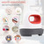 Mini Heat Press Machine T-Shirt Printing Easy Heating Transfer Press Iron Machines for Clothes Bags Hats Pads Blanket Leather Portable HTV Vinly Projects DIY Home Business