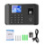 Intelligent Biometric Fingerprint Password Attendance Machine Time Clock Employee Checking-in Recorder 2.4 inch LCD Screen Voice Prompt 11 Languages ID Card Function Time Attendance Machine