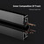 Removable Electrical Outlet Track System 8000W High Power Track System Movable Wall Outlet Extender Wire-free Power Strip Sliding Rail Cables Management Compartment for Home Improvement Projects