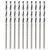 10Pcs Straight Shank Twist Drill Bits for Jewelry Beads Punch Drilling Tools 1.6mm