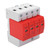 4P Surge Protective Device High Accuracy Exquisite Craftsmanship Safe Arrester Device AC385V