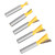 5 Pcs Woodworking Dovetail Router Bit Dovetail End Milling Cutter Bit for Wood Process