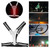 Elastic LED Adjustable Visibility Reflective Vest Gear Stripes for Outdoor Night Sport Safetyblack white