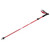 Collapsible Lightweight Aluminum Pole Hiking Stick Cane for Trekking Mountaineering FoldableShort(for Woman)‑Red