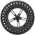Cellular Rear Wheel Fit for Xiaomi Electric Scooter Black Rubber Tire Wear Resistant