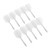 10Pcs Integrated Dart Shaft and Flights Excellent Balance Increase Speed Reduce Air Resistance Plastic One Piece Dart Flight and Shafts Set White