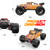 Remote Control Car 1/16 2.4GHz 40km/h All Terrain Off Road Trucks 4WD Climbing Car Gifts Full Scale for Kids Adults 2 Battery
