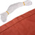 Sail Shade Polyester Oxford Cloth Orange Red UV Block Sun Shade Sail for Patio Backyard Park Playground Lawn 12x12x12ft