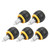 5PCS Pull Pin Spring Knob Iron Plastic Universal Exercise Bike Adjustment Knob Replacement Parts for Fitness Equipment Exercise Machines Black and Yellow
