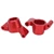 1Pair Aluminum Alloy Rear Axle Cup Accessory Parts for MAXX 89076‑4 1/10 RC Car Red