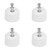 4PCS GU10 to MR16 Adapter Socket Heat Resistant Lamp Holder Converter for LED Halogen Lamp