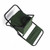 Folding Chair Outdoor Camping Portable Folding Back Chair Fishing Leisure Chair with Bag Green