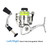 Portable Pen Shape Fishing Rod Telescopic Aluminum Alloy Fishing Pole + Metal Fishing Reel Spinning Reel