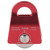 Outdoor Metal Carabiner Downhill Side Swing Pulley Load for Rock Climbing Mountaineeringred