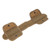 Molle Strap Shoulder Pad Shooting Sling Shoulder Pad Detachable for Outdoor HuntingKhaki