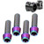 4pcs M6*18mm Bicycle Titanium Alloy Tapered Bolts Mountain Bike Stem Fixed Screws