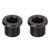 Bike Crank Screw Rust Proof Metal Chain Wheel Nut Bike Crankset Arm Fixing Screw for Road Bikes 2pcs Black