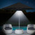 USB Charging Colorful LED Umbrella Pole Light Camping Tent Lamp with Bluetooth Speaker