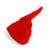 Singing Dancing Xmas Hat Automatic Swing White and Red Colorfast Electric Xmas Hat for Xmas New Year Party