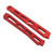 Metal RC Front Rear Chassis Brace Aluminum Alloy Front Rear Chassis Brace Support Upgrades Part for ARRMA 1/7 1/8 RC Car Red