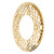 BOLANY Folding Bike Chainring Wear Resistant Aluminum Alloy Bicycle Chainring Plate 130BCD 53TTitanium Gold