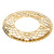 BOLANY Folding Bike Chainring Wear Resistant Aluminum Alloy Bicycle Chainring Plate 130BCD 53TTitanium Gold
