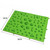 Acupressure Foot Massage Pad Relieve Stress Pain Blood Circulation Acupuncture Mat(Green)