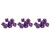 21Pcs Multi Sided Dice Set Waterproof Safe Practical Puzzle Tabletop Game Polyhedral Dice Kit Purple