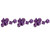 21Pcs Multi Sided Dice Set Waterproof Safe Practical Puzzle Tabletop Game Polyhedral Dice Kit Purple
