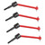 4pcs RC Metal Universal CVD Drive Shaft Set for Tamiya TT02B 1/10 RC Car Upgrade PartsRed