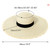 Womens Straw Sun Hat Boho Big Brim Frayed Beach Hat Spring Summer Hat for Outdoors