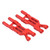 2pcs RC Aluminum Rear Lower Suspension Arms for Losi MiniT 2.0 2WD 1/18 RC Stadium Truck(Red )