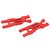 2pcs RC Aluminum Rear Lower Suspension Arms for Losi MiniT 2.0 2WD 1/18 RC Stadium Truck(Red )