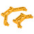 Aluminum Alloy Front and Rear Shock Tower RC Car Upgrade Parts Accessories for SG‑1603 1/16 Remote Control CarYellow
