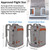 Carry On Backpack for Airplanes Traveling Backpack Computer Backpacks for Laptops for Women Mens Back Pack Travel Bags for Women Small Suitcase  Four-Piece Set