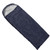 Adult Outdoor Envelope Sleeping Bag with Hood Waterproof for Camping Hiking BackpackingCyan