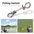 50Pcs Strong Strength Stainless Steel Quick Connection Clip Connector Tackle Accessory(4#)