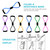Yoga Sets for Women Pilates At Home Equipment Pilates Magic Ring Booty Bands for Working Out Glutes Yoga Ball 25cm Figure 8 Resistance Band Yoga Bands for Stretching