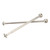 2Pcs Front Rear CVD Driveshaft Efficient Power Transmission System RC Steel Drive Shaft for 1/7 RC Car Silver