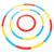 Golf Practice Target Rings Silicone 3 in 1 Colorful Thin Golf Putting Target Circles for Training Tools