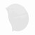 Durable Unisex Silicone Waterproof Swimming Cap Solid High Elastic Swimmer Hat White