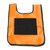 Throwing Ball Vest with Balls Large Hook and Loop Panel Oxford Cloth Waterproof Easy to Put On Stick Game Vest for Kids Orange