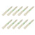 10 Pcs Squid Lure 30cm Silicone Lifelike Luminous Squid Skirt Fishing Bait with Hook Transparent