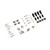 Aluminium Alloy Shock Absorber Accessory Fit for WPL B4 24 1/16 RC Car Upgrade Parts Black