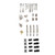 Aluminium Alloy Shock Absorber Accessory Fit for WPL B4 24 1/16 RC Car Upgrade Parts Black