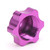 4pcs 17mm Aluminium Alloy Wheel Hub Nut Anti Dust Cover for HSP94762 94886 1/8 RC Car(Purple )