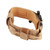 Dog Collar Adjustable Durable Cotton Puppy Pet Collars with Metal Buckle for Dogs KhakiM
