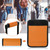 Neoprene Soft Luggage Box Car Door Handle Cover Wrap Grips Suitcase Travel Tags(Orange)